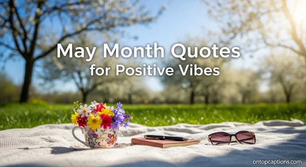 May Month Quotes for Positive Vibes
