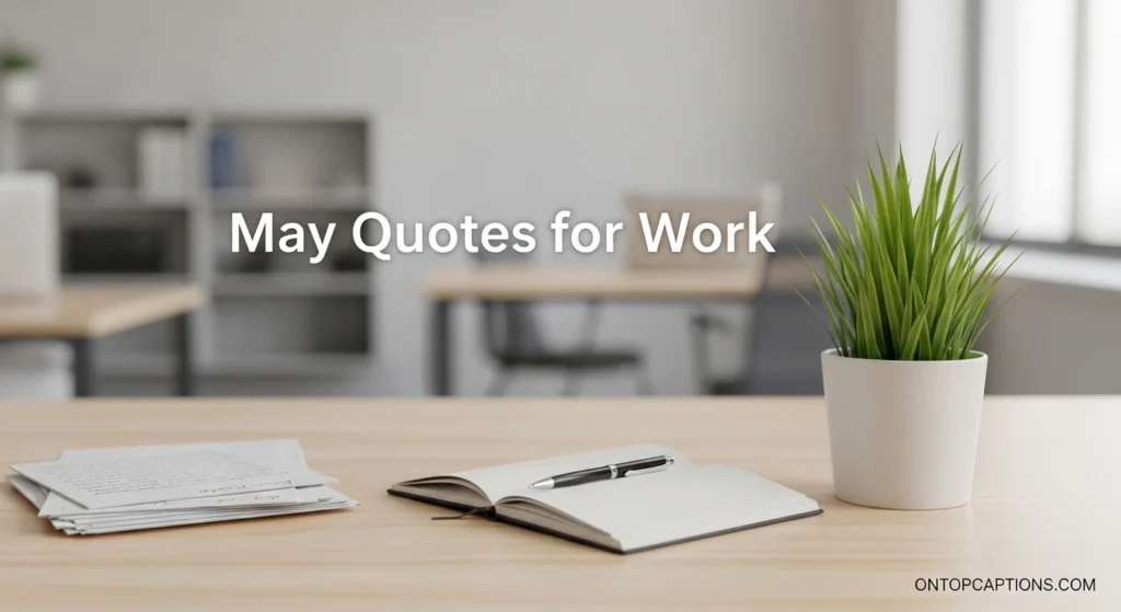 May Quotes for Work