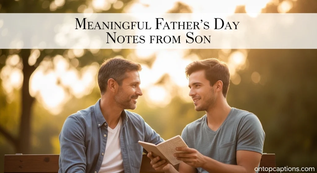 Meaningful Father’s Day Notes from Son