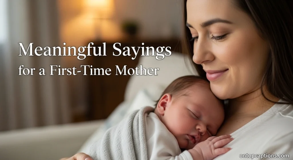 Meaningful Sayings for a First-Time Mother
