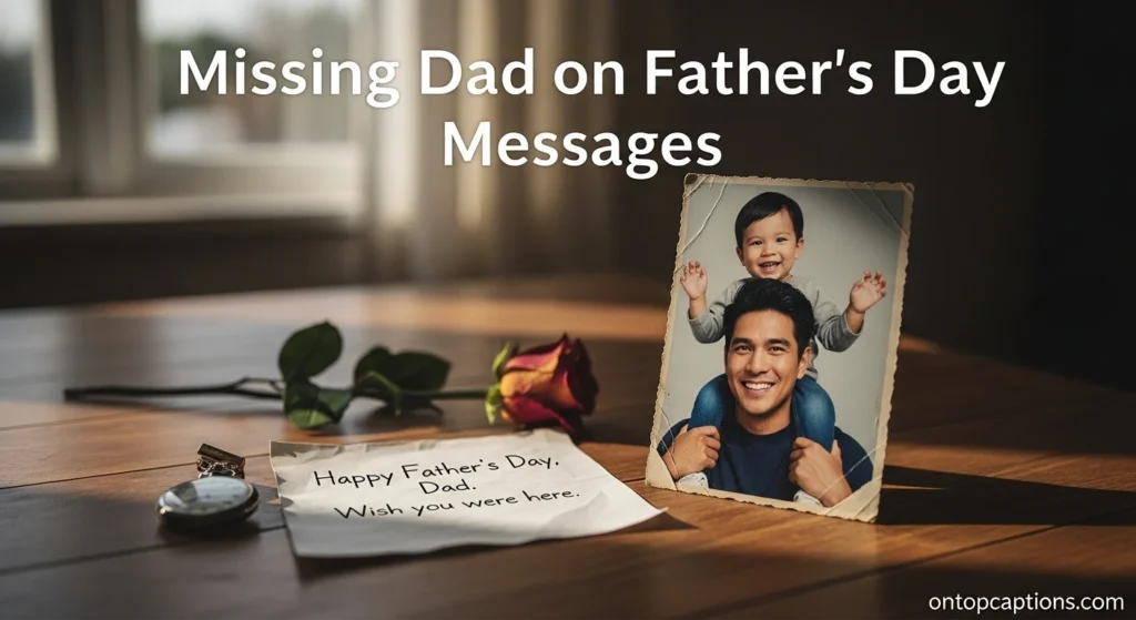 Missing Dad on Father's Day Messages