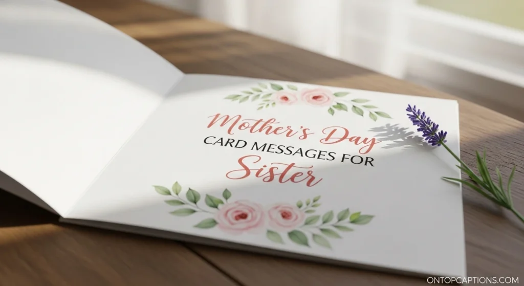 Mother’s Day Card Messages for Sister