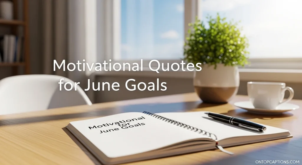 Motivational Quotes for June Goals