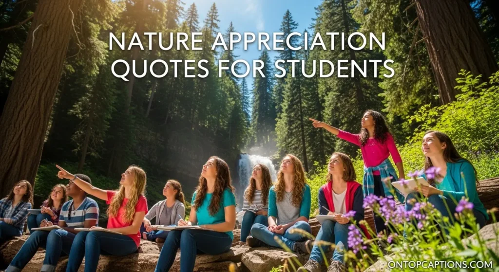 Nature Appreciation Quotes for Students