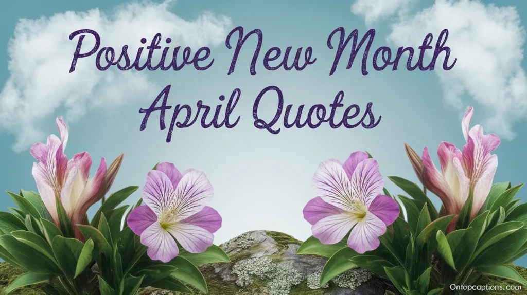 Positive New Month April Quotes