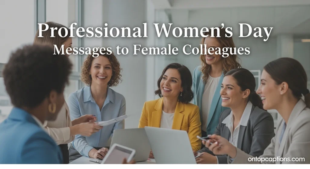 Professional Women’s Day Messages to Female Colleagues