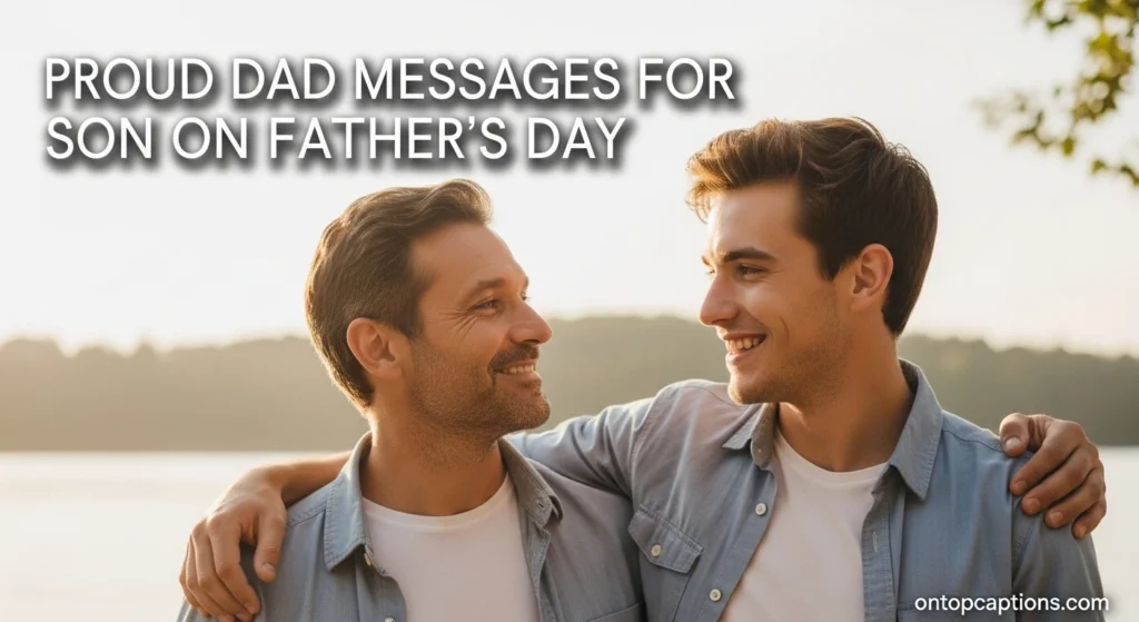 Proud Dad Messages for Son on Father’s Day
