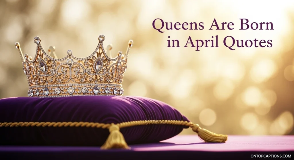 Queens Are Born in April Quotes