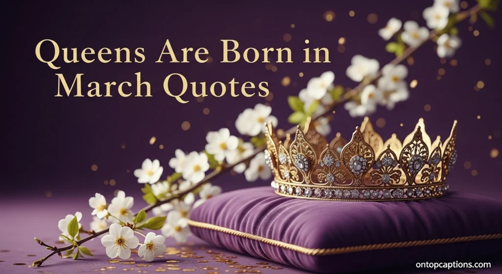 Queens Are Born in March Quotes