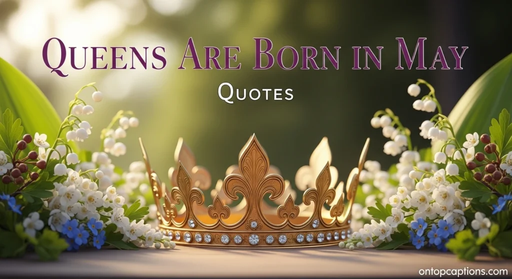 Queens Are Born in May Quotes