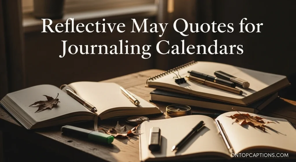 Reflective May Quotes for Journaling Calendars