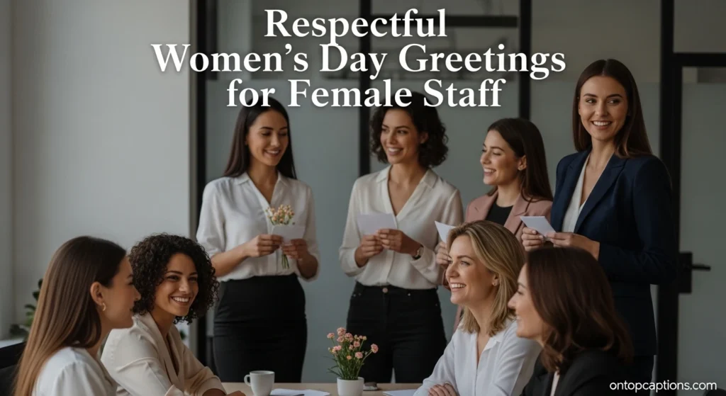 Respectful Women’s Day Greetings for Female Staff