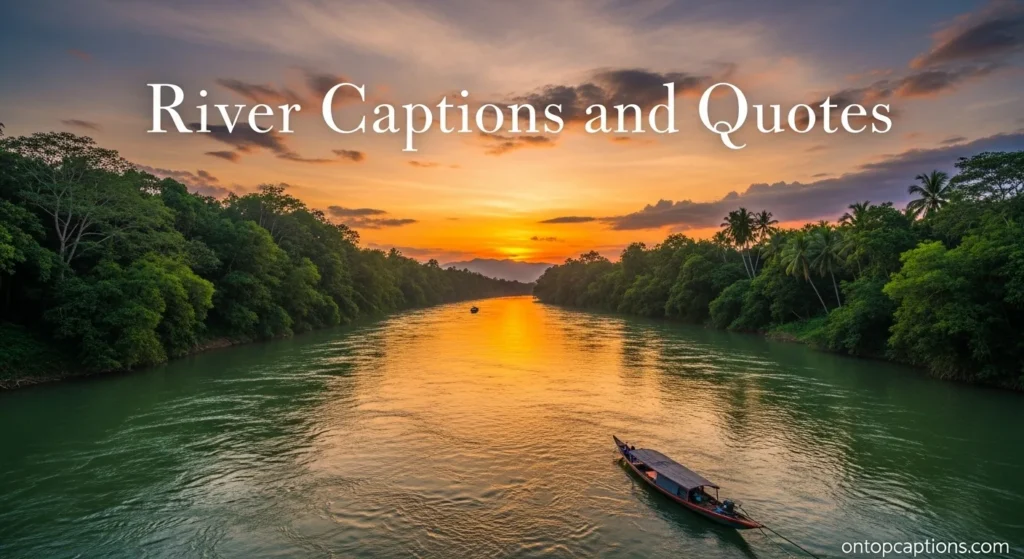 River Captions and Quotes