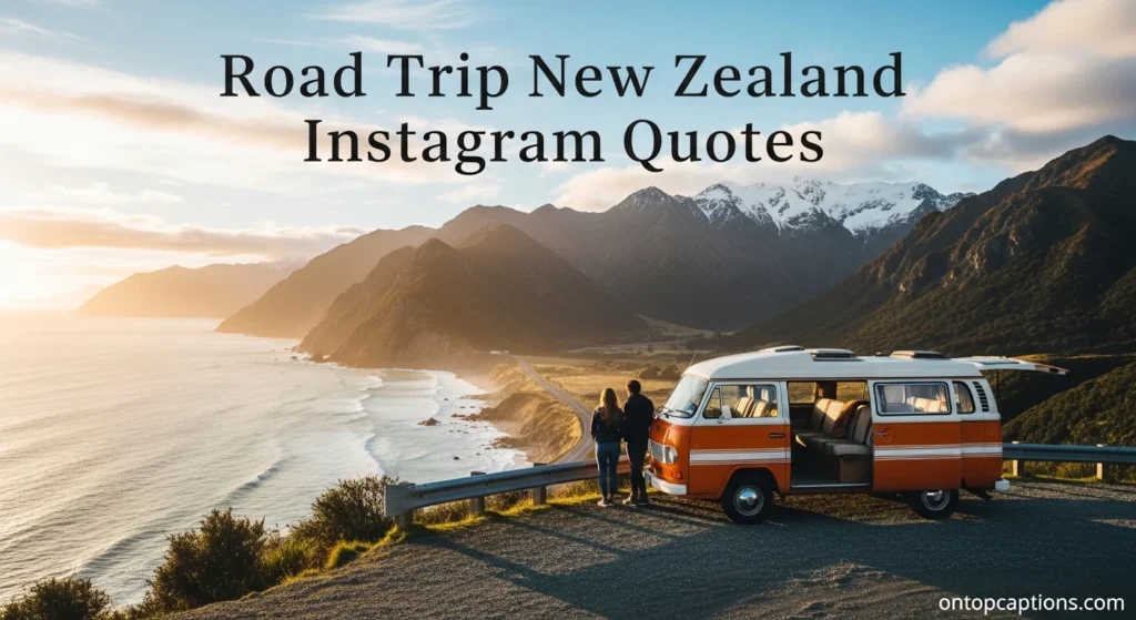 Road Trip New Zealand Instagram Quotes