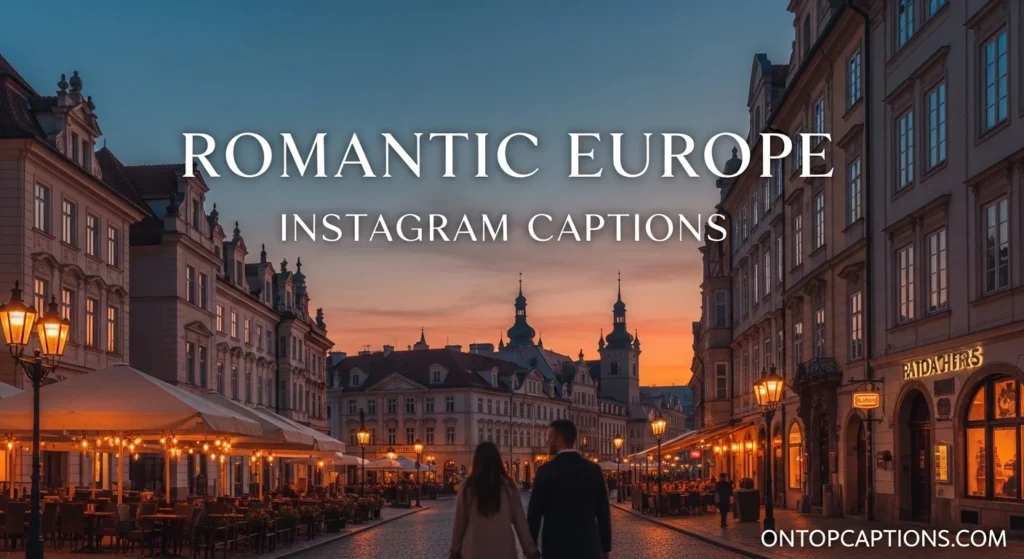 Romantic Europe Instagram Captions