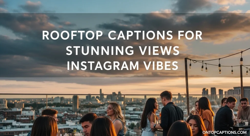 Rooftop Captions for Stunning Views Instagram Vibes