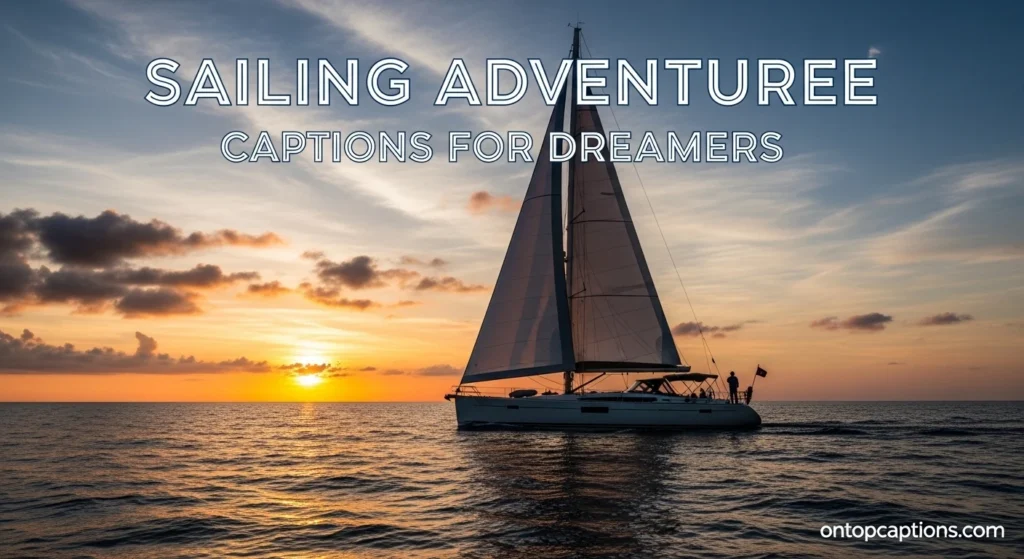 Sailing Adventure Captions for Dreamers