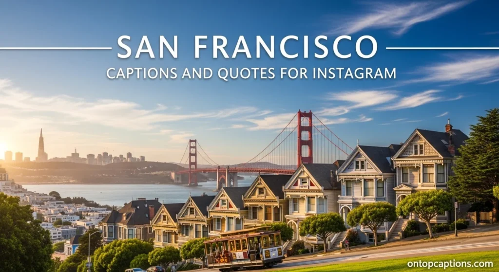 San Francisco Captions and Quotes for Instagram