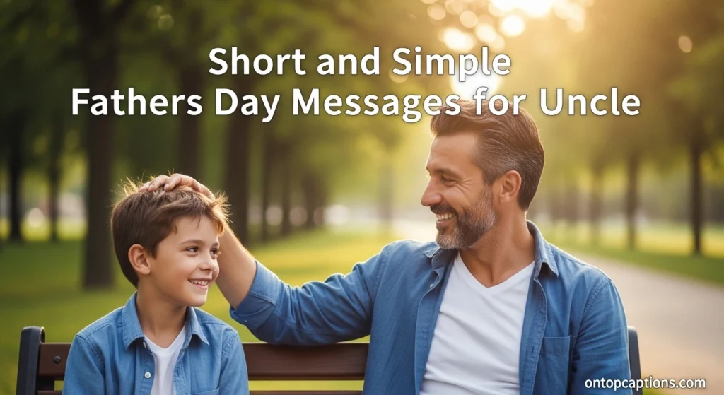 Short and Simple Fathers Day Messages for Uncle