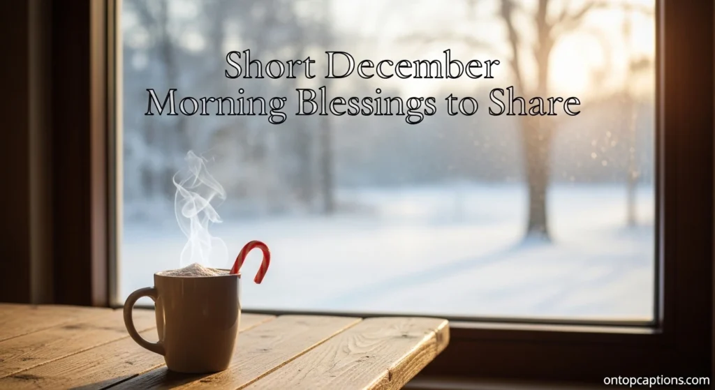 Short December Morning Blessings to Share