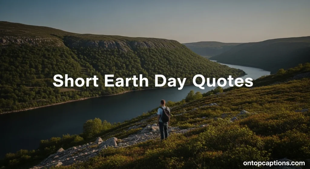 Short Earth Day Quotes