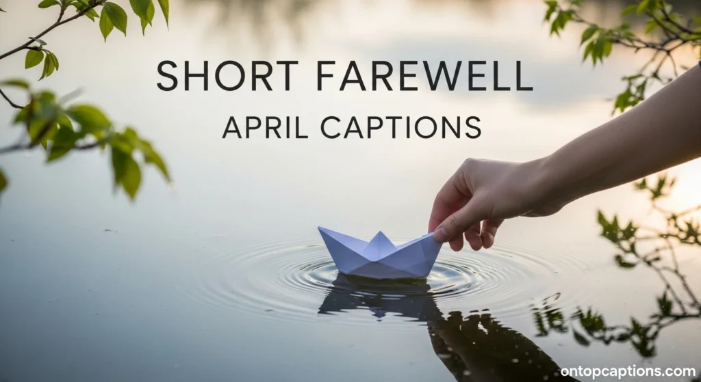 Short Farewell April Captions