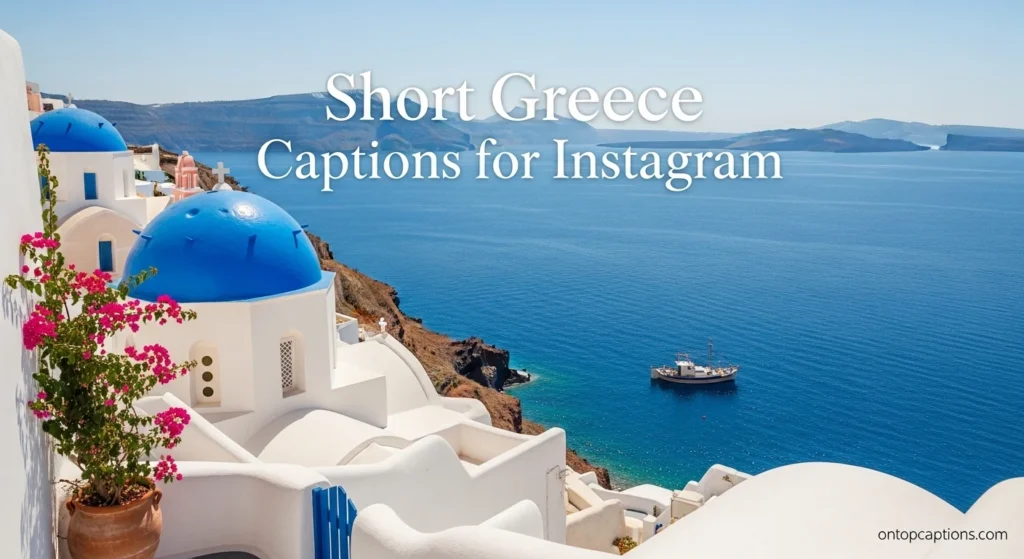 Short Greece Captions for Instagram