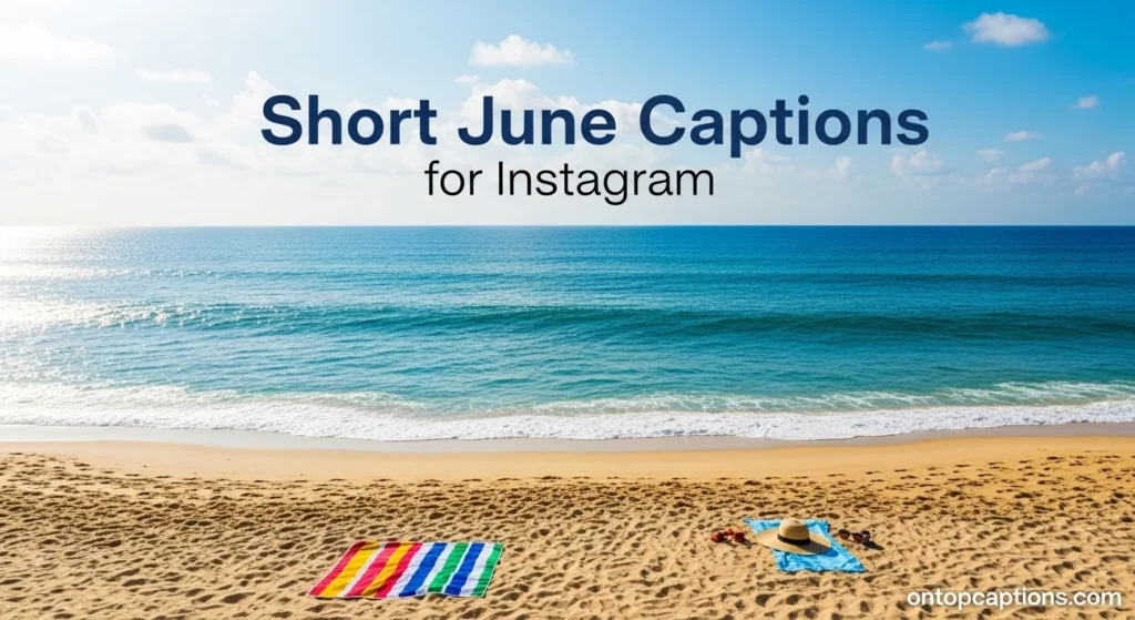Short June Captions for Instagram