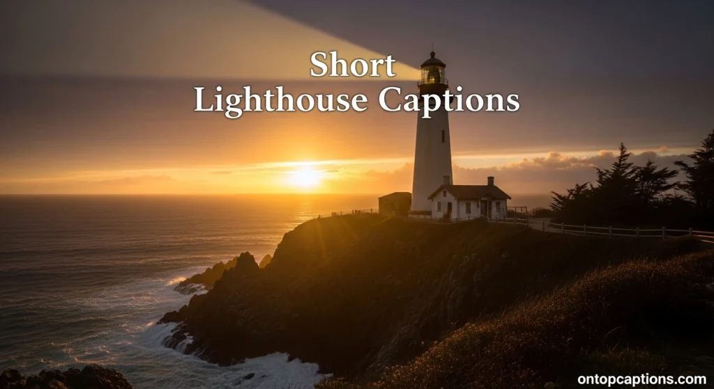Short Lighthouse Captions