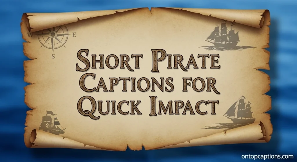 Short Pirate Captions for Quick Impact