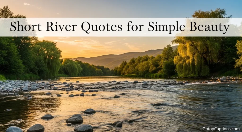 Short River Quotes for Simple Beauty