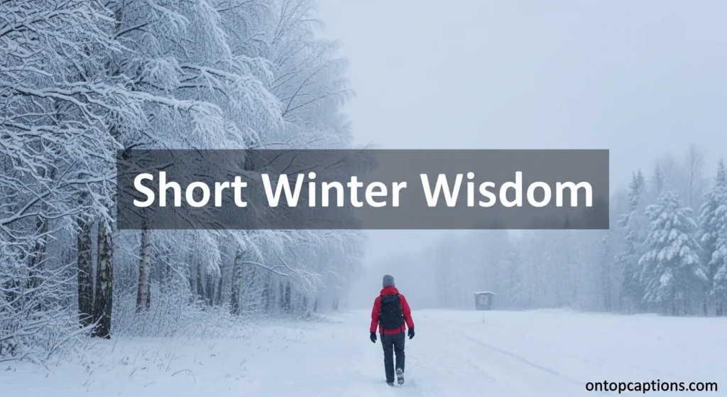Short Winter Wisdom