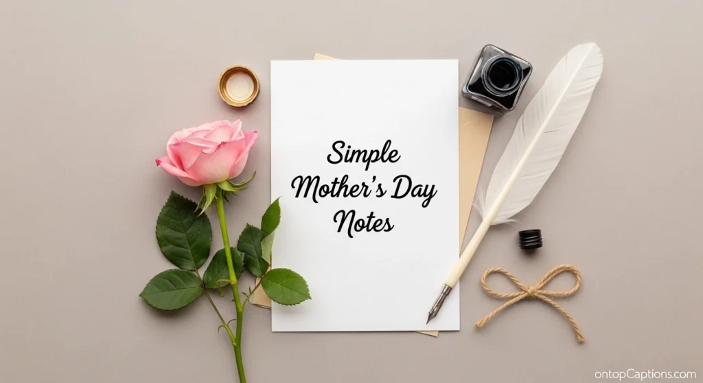 Simple Mother’s Day Notes