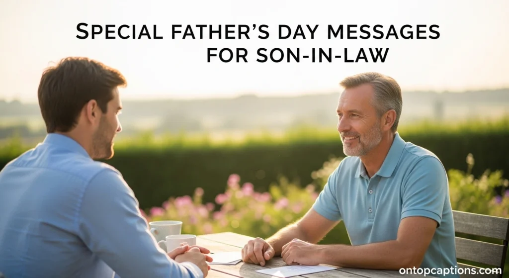 Special Father’s Day Messages for Son-in-Law