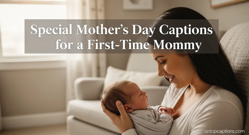 Special Mother’s Day Captions for a First-Time Mommy