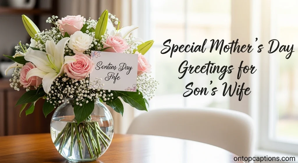 Special Mother’s Day Greetings for Son’s Wife