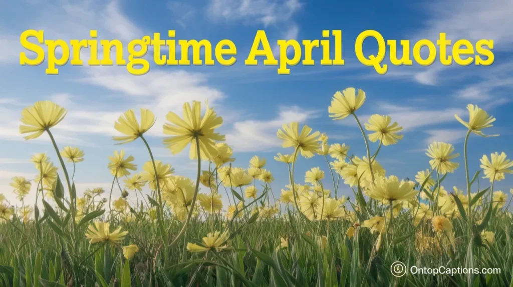 Springtime April Quotes