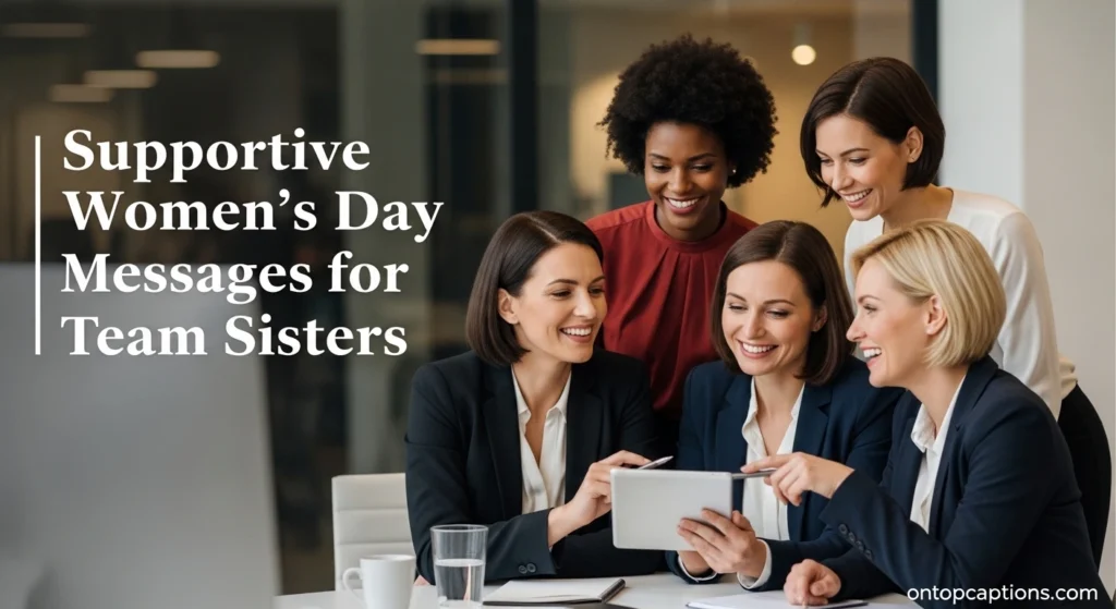 Supportive Women’s Day Messages for Team Sisters