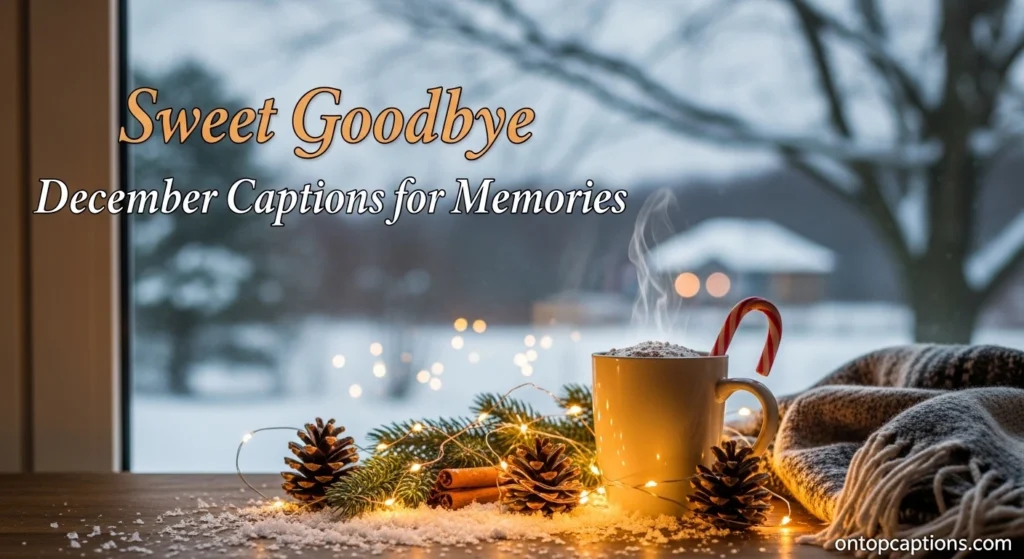 Sweet Goodbye December Captions for Memories