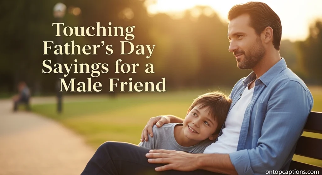 Touching Father’s Day Sayings for a Male Friend