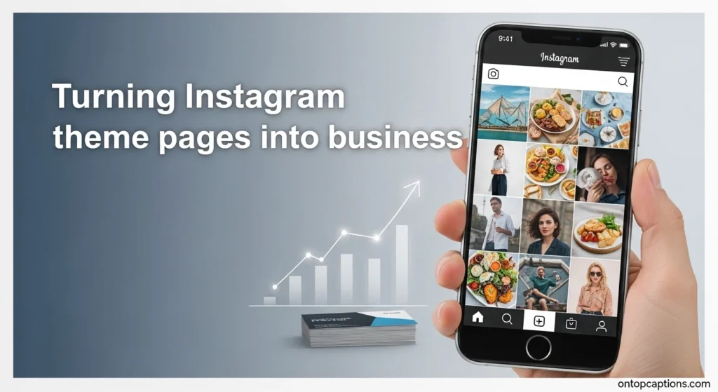 Turning Instagram theme pages into business
