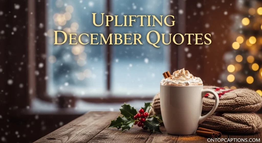 Uplifting December Quotes