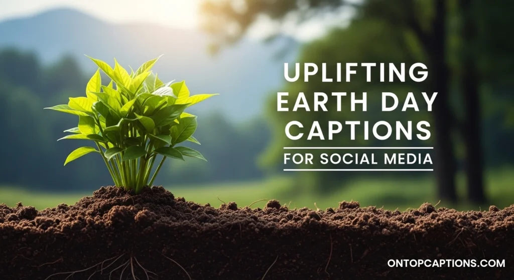 Uplifting Earth Day Captions for Social Media