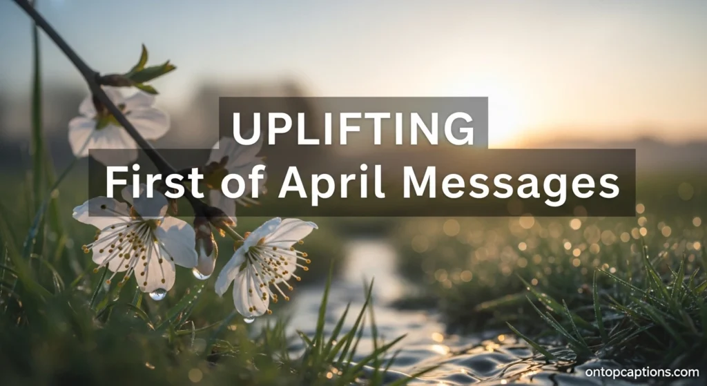Uplifting First of April Messages