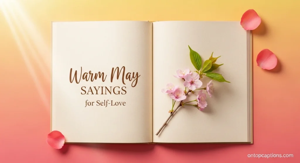 Warm May Sayings for Self-Love