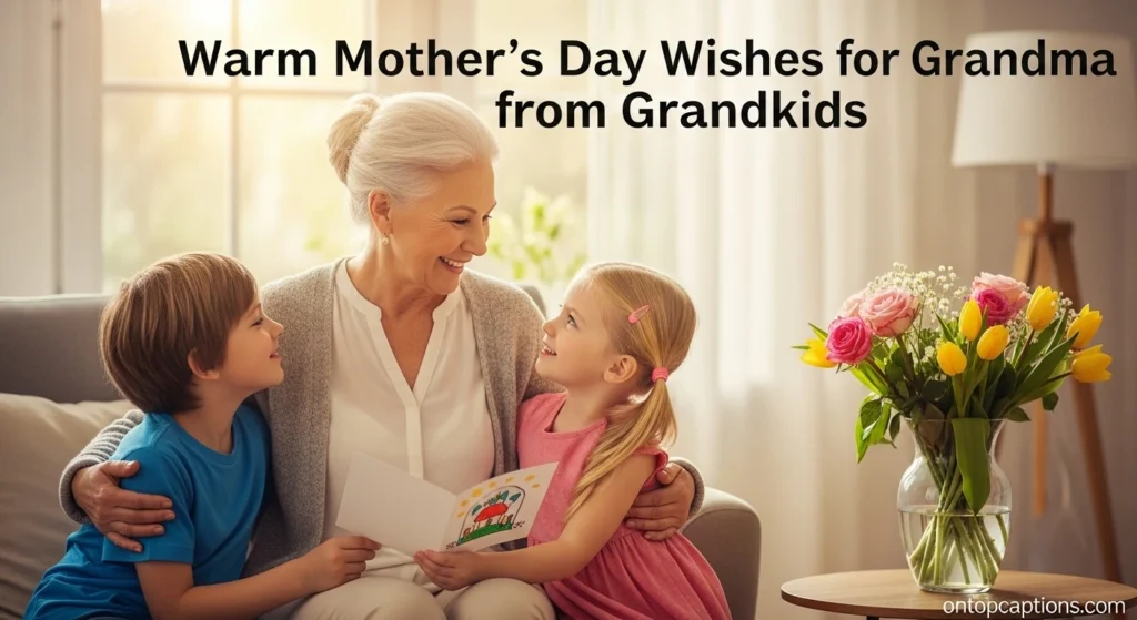 Warm Mother’s Day Wishes for Grandma from Grandkids