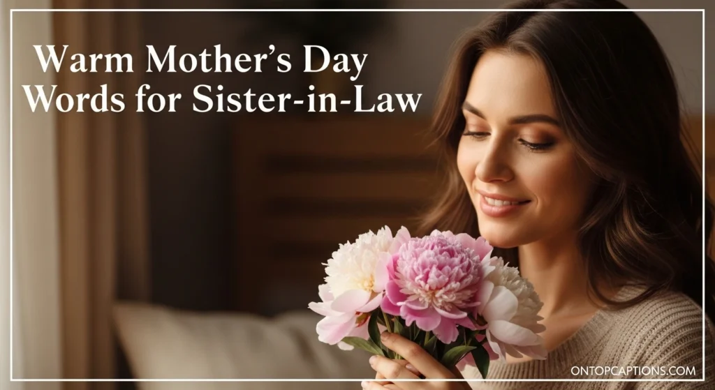 Warm Mother’s Day Words for Sister-in-Law