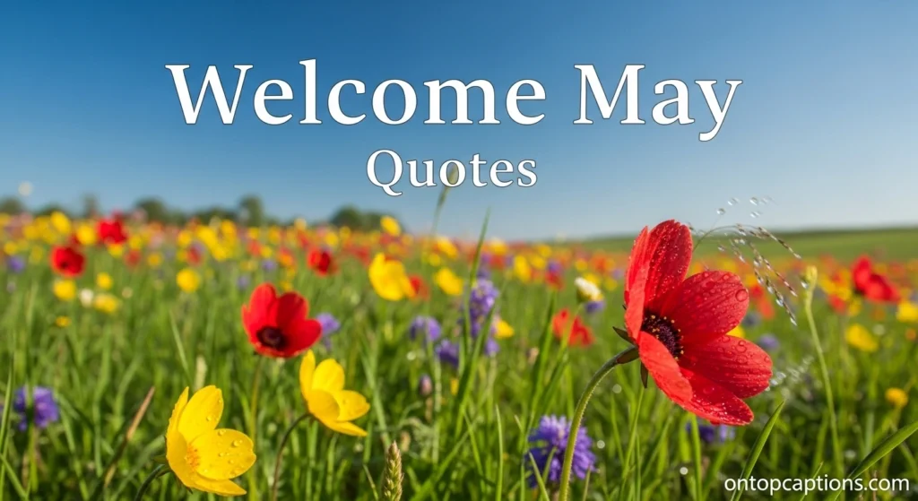Welcome May Quotes