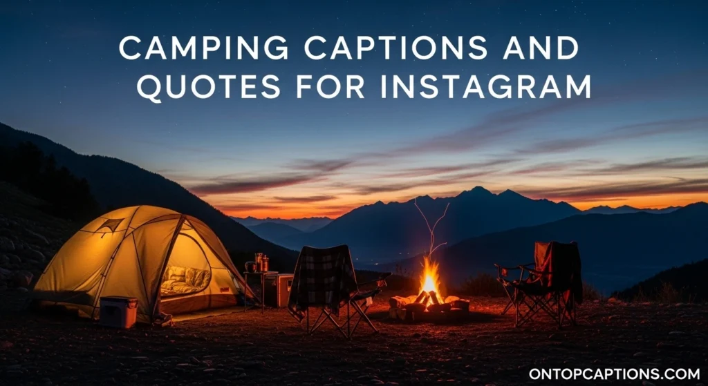 Camping Captions and Quotes for Instagram