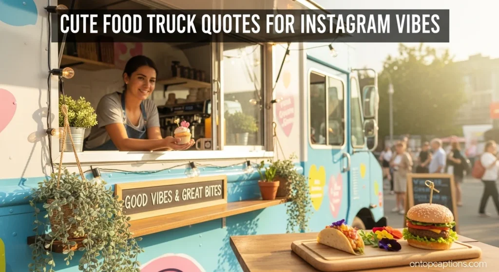 Cute Food Truck Quotes for Instagram Vibes